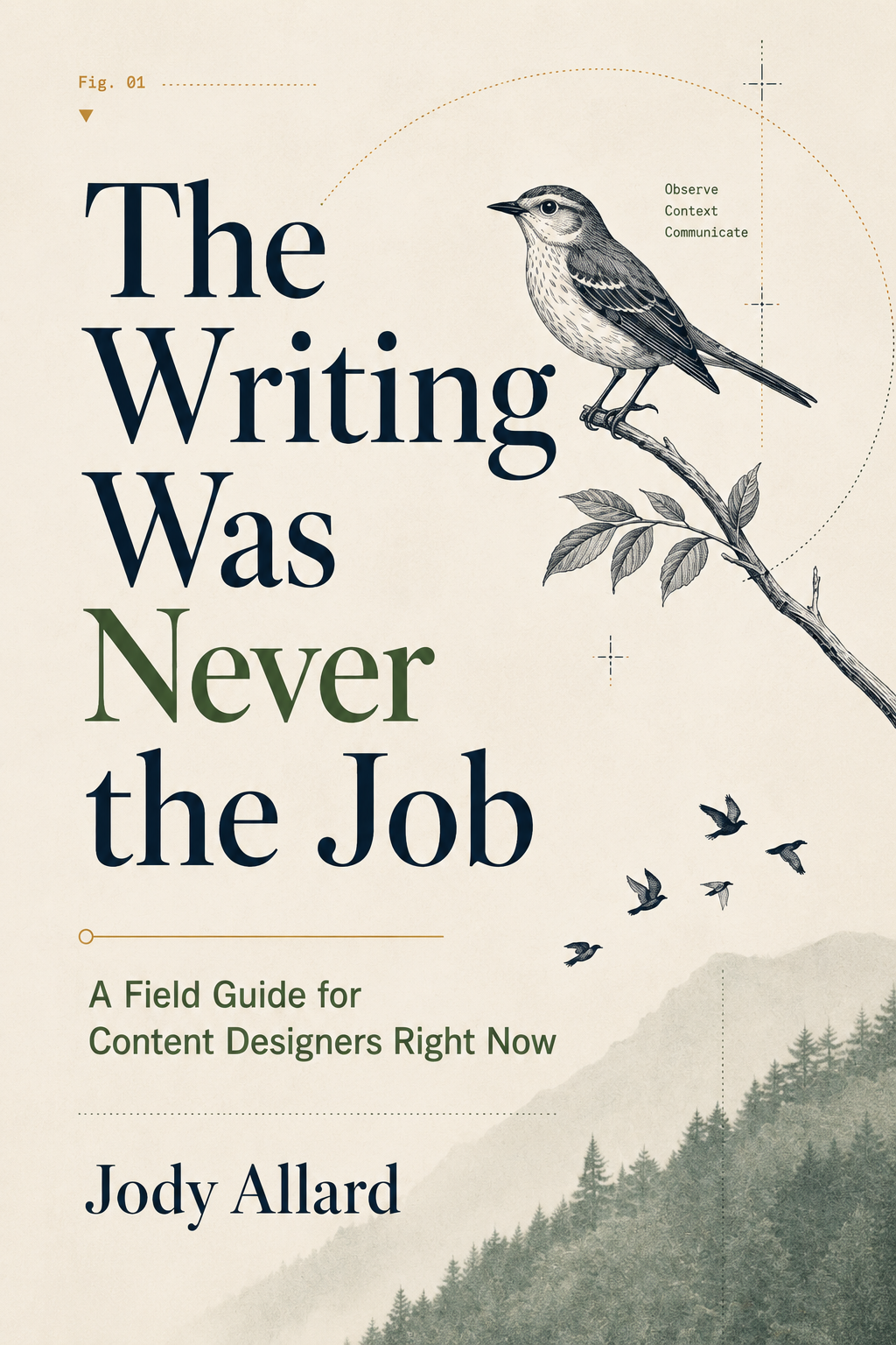 The Writing Was Never the Job — A Field Guide for Content Designers Right Now by Jody Allard